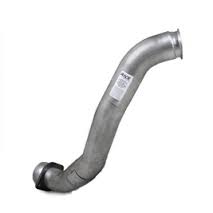 Exhaust Pipe PERFORMANCE DIESEL EXHAUST PART-4in. ALUMINIZED 36in. STRAIGHT BUMPED ON ONE END