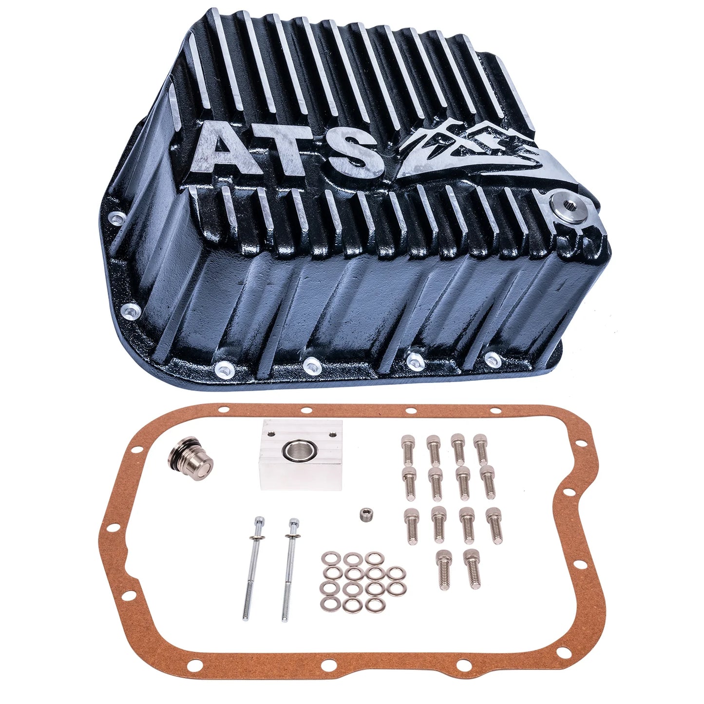 ATS A618 727 47Rh 47Re 48Re Deep Transmission Pan Fits 1990-2007 5.9L Cummins