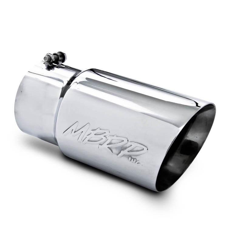 Universal T304 Stainless Steel Tip 6in OD Dual Wall Angled 5in inlet 12in length