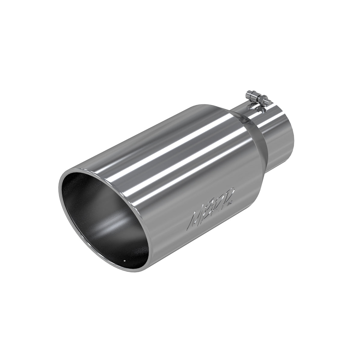Universal T304 Stainless Steel Tip 8in OD Rolled End 5in ID 18in length
