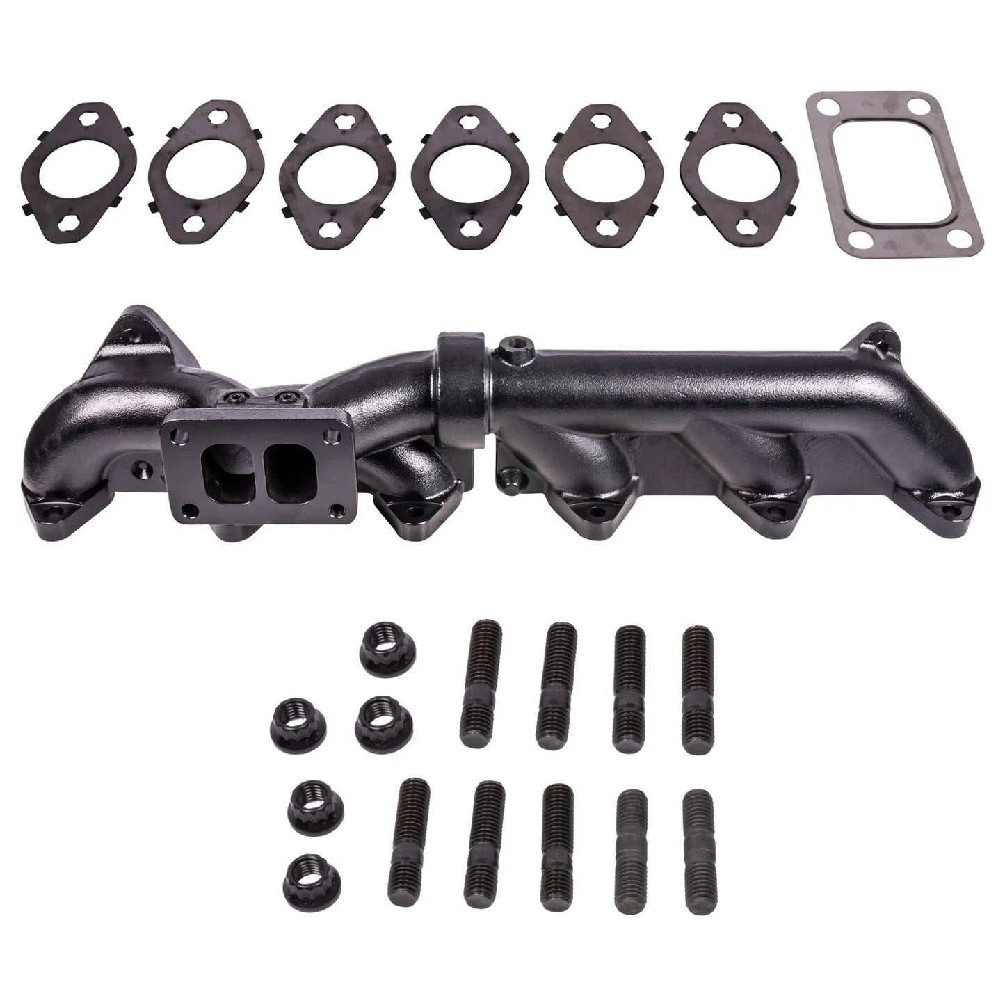 ATS Pulse Flow Exhaust Manifold Kit Fits 2007.5-2018 6.7L Cummins 2-Pc Holset