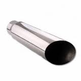 Exhaust Pipe PERFORMANCE DIESEL EXHAUST PART-5in. ALUMINIZED 24in. STRAIGHT BUMPED ON ONE END