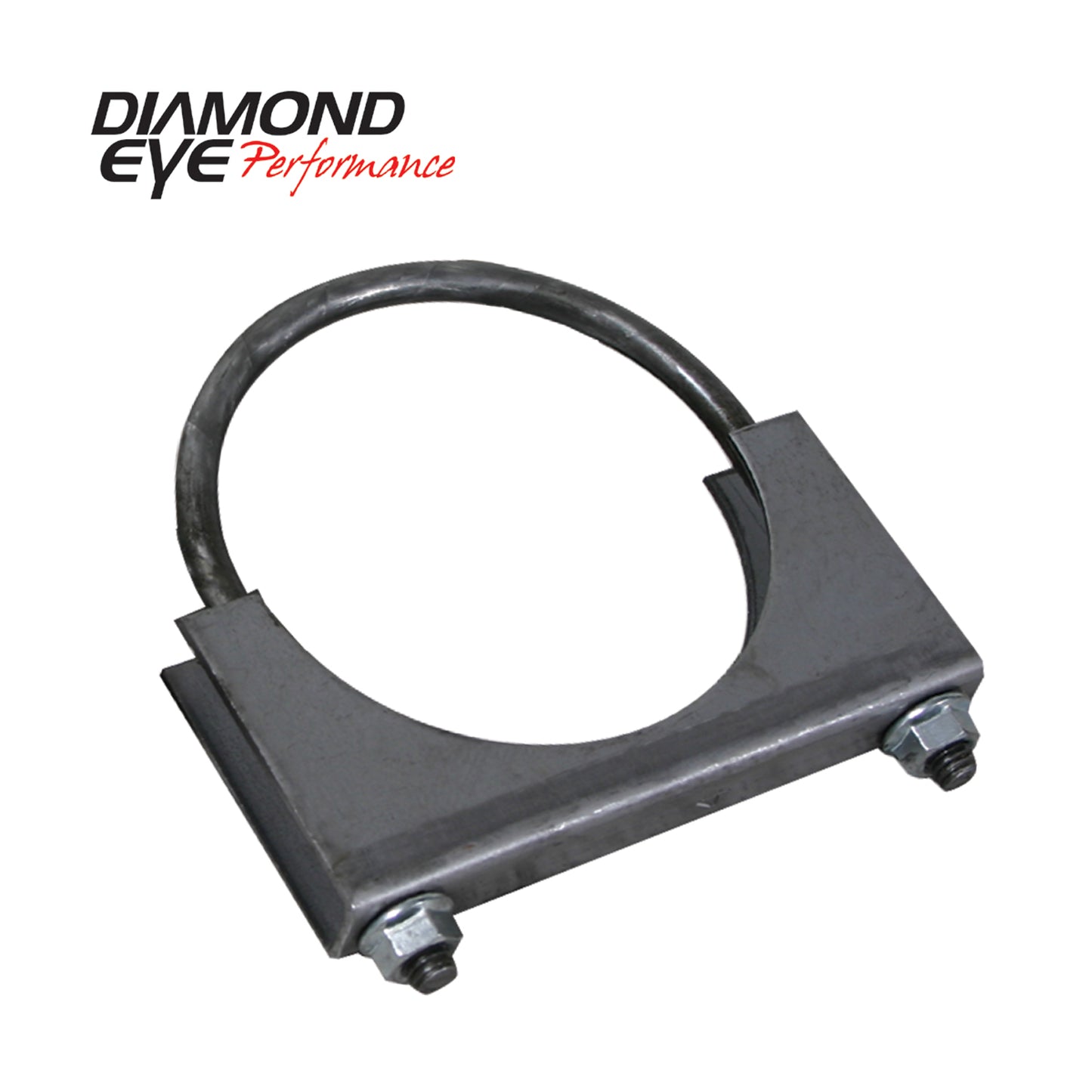 Exhaust Clamp PERFORMANCE DIESEL EXHAUST PART-4in. STANDARD STEEL U-BOLT SADDLE CLAMP
