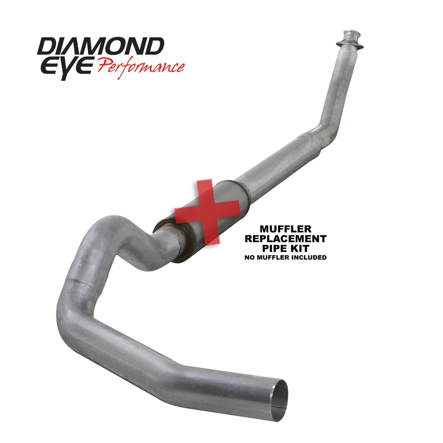 Exhaust System Kit 1994-2002 DODGE 5.9L CUMMINS 2500/3500 (ALL CAB AND BED LENGTHS)-5in. ALUMINIZED