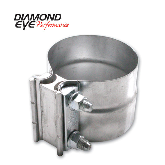 Exhaust Clamp PERFORMANCE DIESEL EXHAUST PART-4in. ALUMINIZED TORCA LAP-JOINT CLAMP