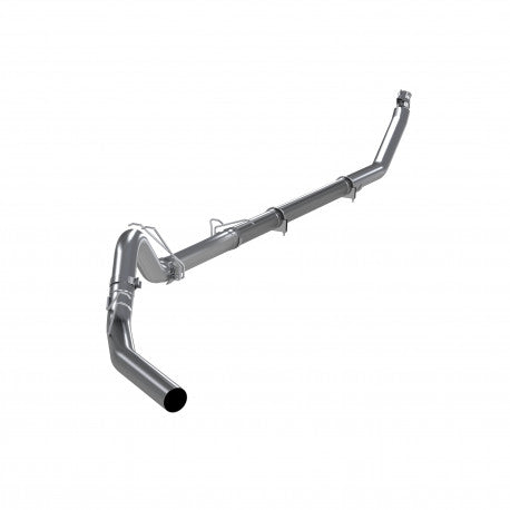 1998-2002 2500 3500 Cummins T409 Stainless Steel 4 Turbo Back Single  Exit - No Muffler do not use if vehicle has a catalytic converter.