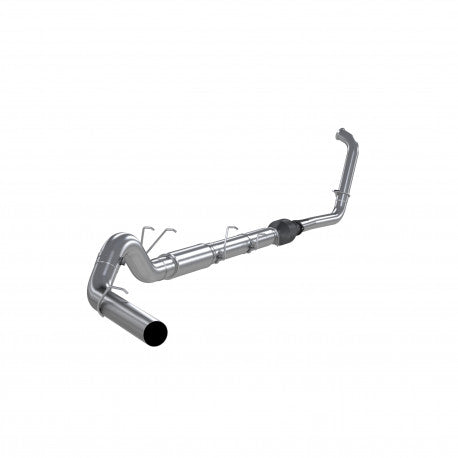 2003-2007 F-250 350 6.0L EC CC Aluminized  Steel 5  Turbo Back (Stock Cat) Single Side Exit