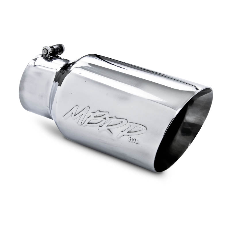 Universal T304 Stainless Steel Tip 6in OD Dual Wall Angled 4in inlet 12in length