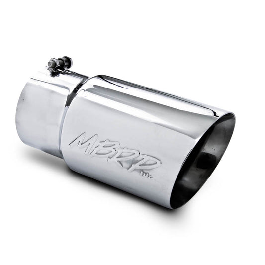Universal T304 Stainless Steel Tip  6in OD Dual Wall Angled 5in inlet 12in length