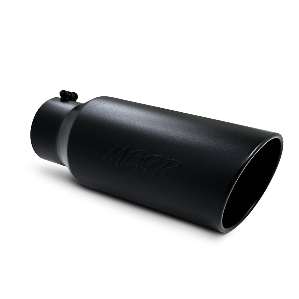 Universal Black Coated Tip  7in OD  Rolled End  5in  ID 18in length