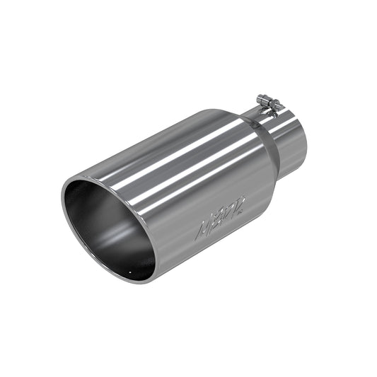 Universal T304 Stainless Steel Tip  8in  OD  Rolled End  5in  ID 18in length